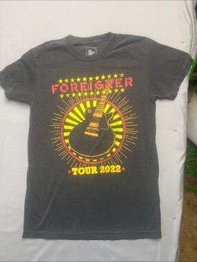 Foreigner Tour 2022 Graphic Tee - Black